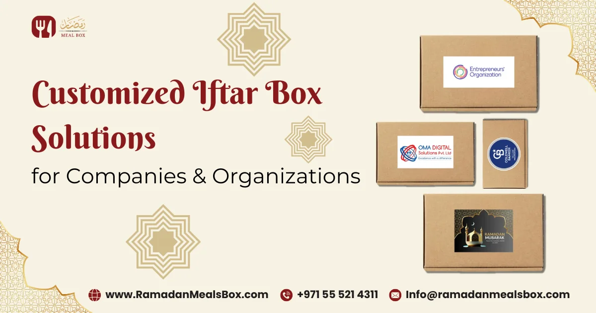 Simple Iftar Box Customized Iftar Boxes for Companies & Charity Organizations